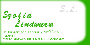 szofia lindwurm business card